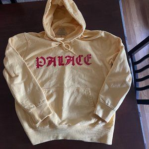 Palace Yellow Hoodie Sweatshirt Medium